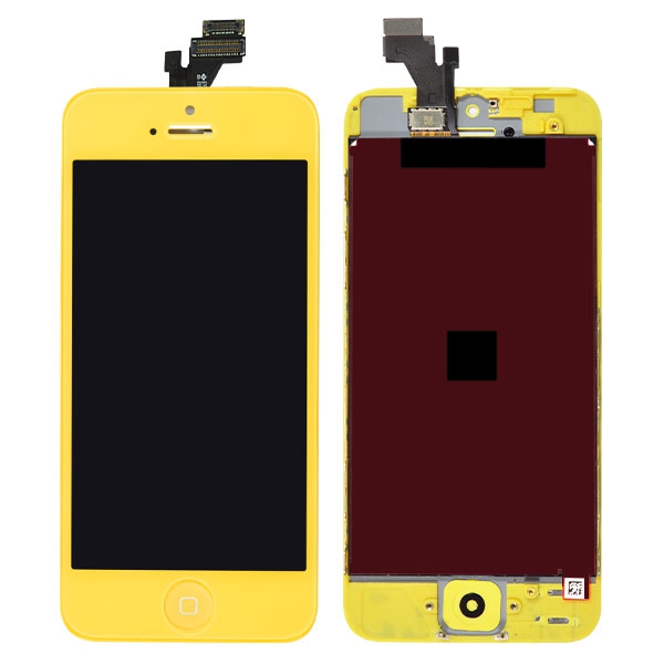 pantalla lcd tactil iphone 5 yellow amarillo